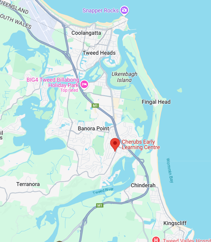 cherubs early learning centre location big map